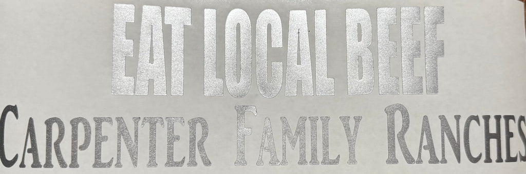 Eat Local Beef Sticker