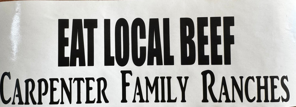 Eat Local Beef Sticker