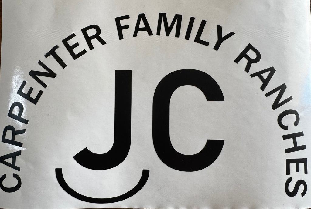 Carpenter Family Ranches Brand Sticker