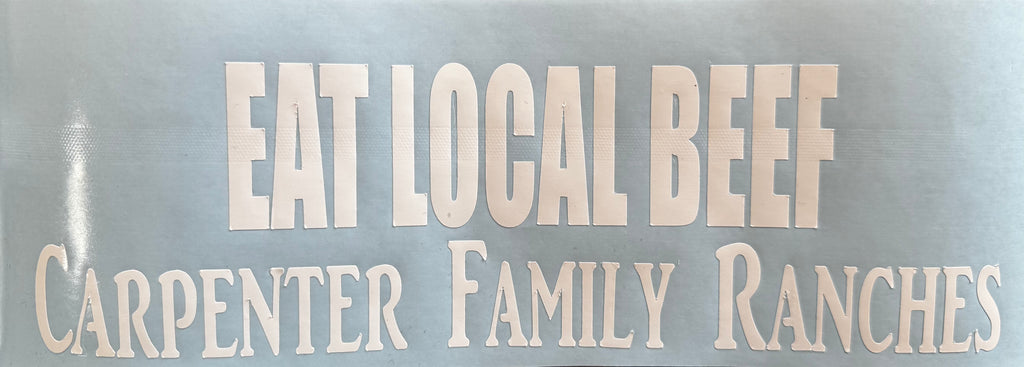 Eat Local Beef Sticker